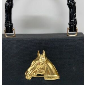 Elegant Black and Gold Mini Bag